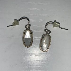 Ivory colored Kendra Scott earrings